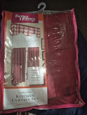 Better Homes And Garden Curtain Set